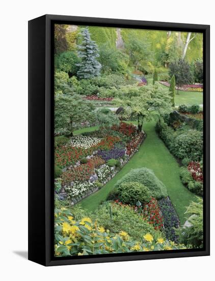 Butchart Gardens, Victoria, Canada-null-Framed Premier Image Canvas