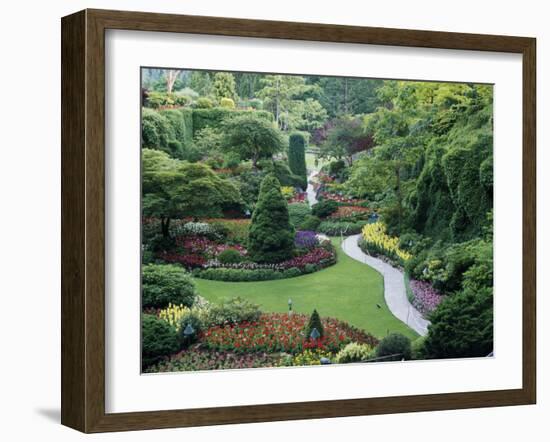 Butchart Gardens, Victoria, Canada-null-Framed Photographic Print