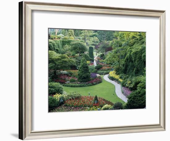 Butchart Gardens, Victoria, Canada-null-Framed Photographic Print