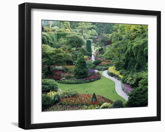 Butchart Gardens, Victoria, Canada-null-Framed Photographic Print