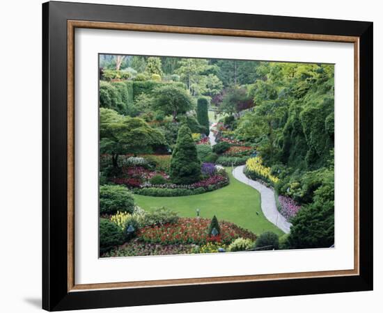 Butchart Gardens, Victoria, Canada-null-Framed Photographic Print