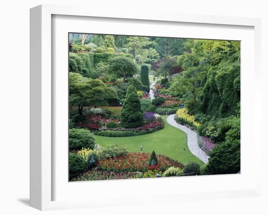 Butchart Gardens, Victoria, Canada-null-Framed Photographic Print