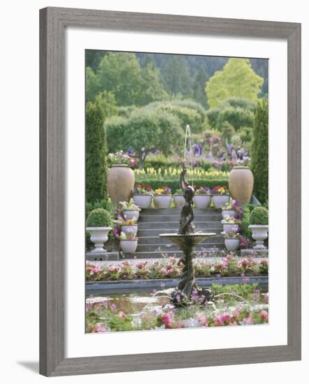 Butchart Gardens, Victoria, Canada-null-Framed Photographic Print