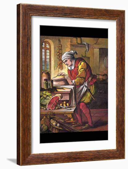 Butcher, Baker, Candlestick Maker-null-Framed Premium Giclee Print