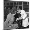 Butcher from Danish Bacon Giving a Demonstration, Kilnhurst, South Yorkshire, 1961-Michael Walters-Mounted Photographic Print