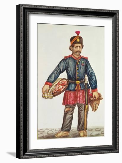 Butcher in Persia-null-Framed Giclee Print