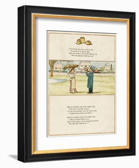 Butcher's Boy and Baker's Boy-Kate Greenaway-Framed Premium Giclee Print