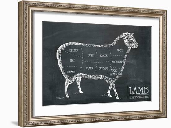 Butcher's Guide I-The Vintage Collection-Framed Art Print