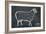 Butcher's Guide I-The Vintage Collection-Framed Art Print