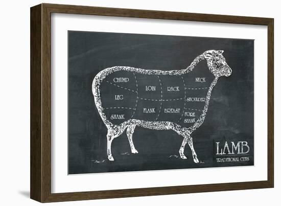 Butcher's Guide I-The Vintage Collection-Framed Art Print