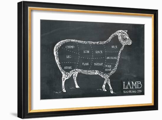 Butcher's Guide I-The Vintage Collection-Framed Art Print