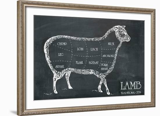 Butcher's Guide I-The Vintage Collection-Framed Giclee Print