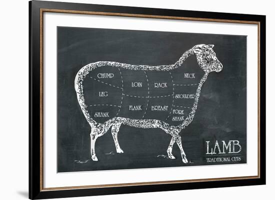 Butcher's Guide I-The Vintage Collection-Framed Giclee Print