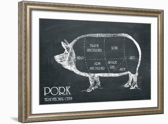 Butcher's Guide IV-The Vintage Collection-Framed Giclee Print