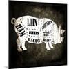 Butcher Shop I-LightBoxJournal-Mounted Giclee Print