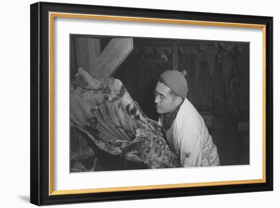 Butcher Shop, (J.S. Yonai)-Ansel Adams-Framed Art Print