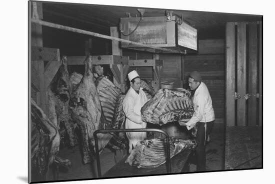 Butcher Shop-Ansel Adams-Mounted Art Print