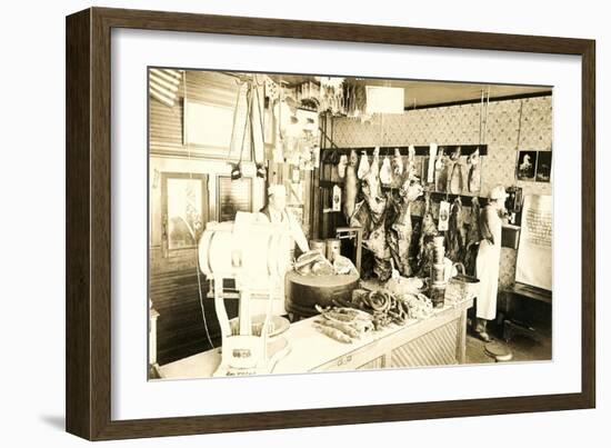 Butcher Shop-null-Framed Art Print