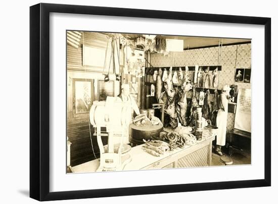 Butcher Shop-null-Framed Art Print