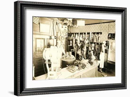 Butcher Shop-null-Framed Art Print