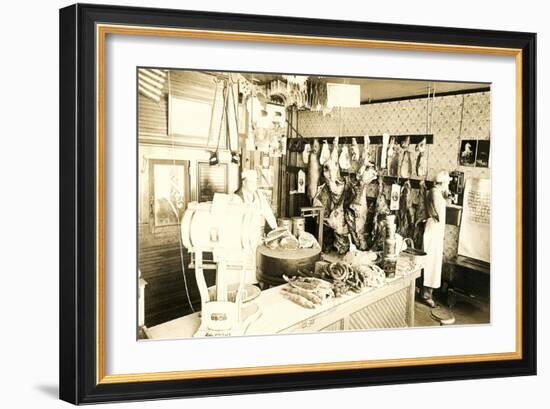 Butcher Shop-null-Framed Art Print