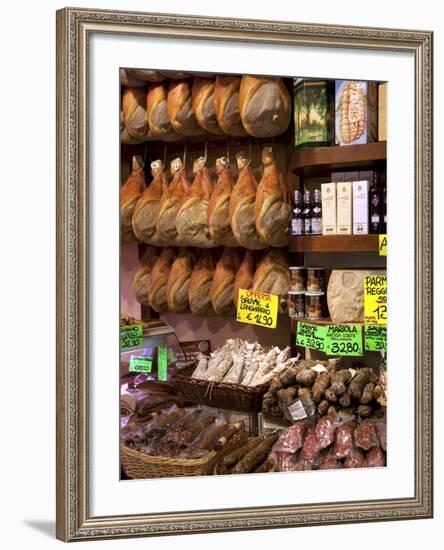 Butchers Shop, Parma, Emilia-Romagna, Italy, Europe-Frank Fell-Framed Photographic Print