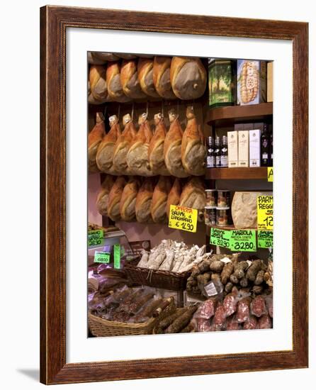 Butchers Shop, Parma, Emilia-Romagna, Italy, Europe-Frank Fell-Framed Photographic Print