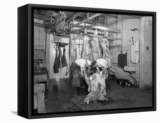 Butchery Factory, Rawmarsh, South Yorkshire, 1955-Michael Walters-Framed Premier Image Canvas