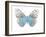 Buterfly with Indigo-Julia Bosco-Framed Art Print