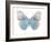 Buterfly with Indigo-Julia Bosco-Framed Art Print