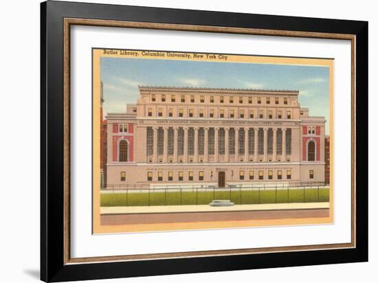 Butler Library, Columbia University, New York-null-Framed Art Print