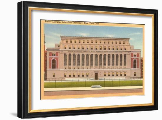 Butler Library, Columbia University, New York-null-Framed Art Print