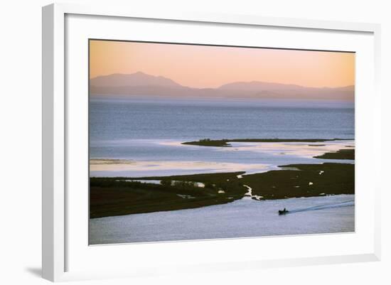 Butrint and Corfu Island in Distance, Albania, Mediterranean, Europe-Christian Kober-Framed Photographic Print