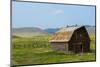 Butte, Montana Old Worn Barn in Farm County-Bill Bachmann-Mounted Photographic Print