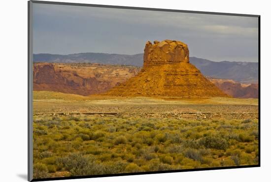 Butte, Navajo Nation Scenic Byway, Arizona, USA-Michel Hersen-Mounted Photographic Print