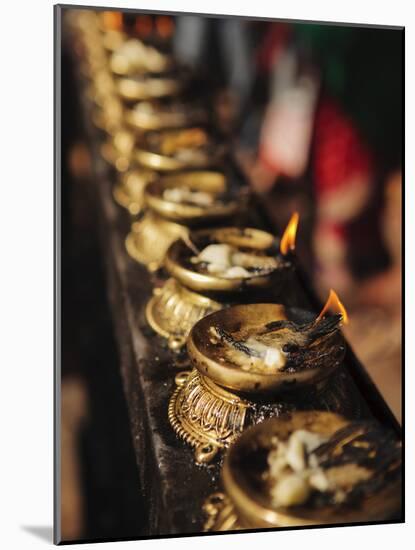 Butter Lamps, Kathmandu, Nepal, Asia-Mark Chivers-Mounted Photographic Print