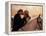 Buttercup and Westley Kissing on Horseback-null-Framed Stretched Canvas