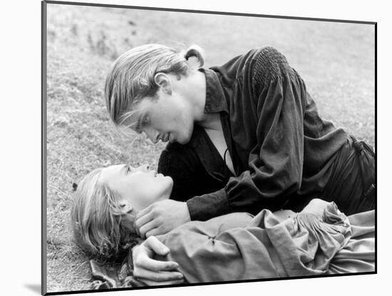 Buttercup and Westley Laying on the Grass-null-Mounted Photo