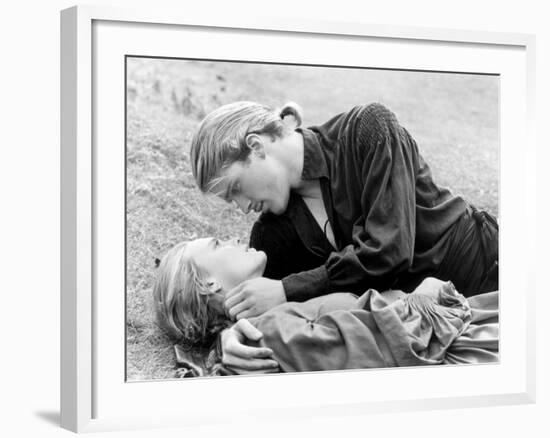 Buttercup and Westley Laying on the Grass-null-Framed Photo