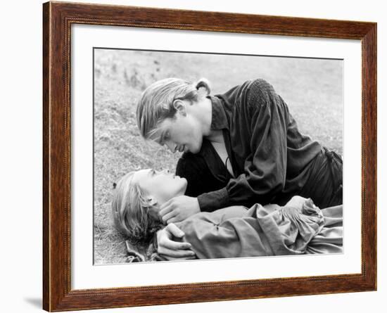 Buttercup and Westley Laying on the Grass-null-Framed Photo