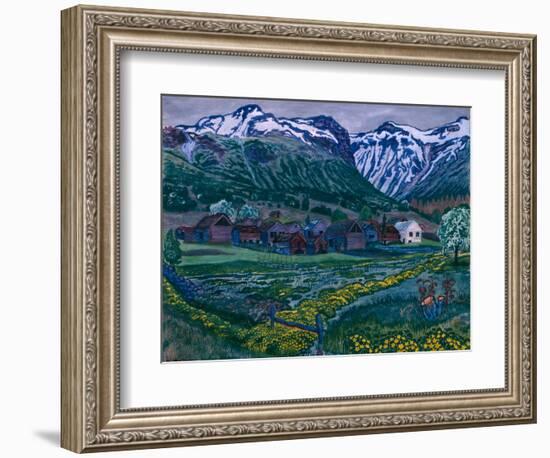 Buttercup Night-Nikolai Astrup-Framed Giclee Print