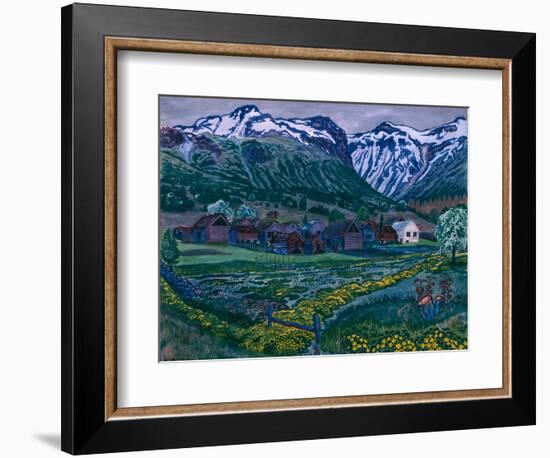 Buttercup Night-Nikolai Astrup-Framed Giclee Print