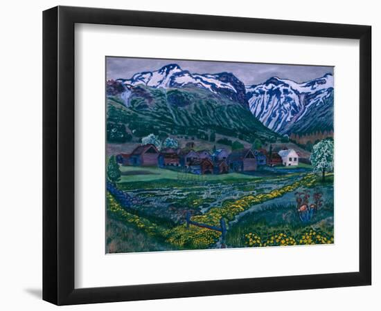 Buttercup Night-Nikolai Astrup-Framed Giclee Print