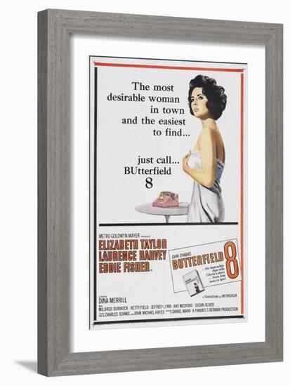 Butterfield 8, 1960, Directed by Daniel Mann-null-Framed Giclee Print