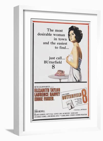 Butterfield 8, 1960, Directed by Daniel Mann-null-Framed Giclee Print
