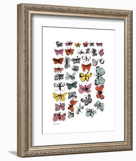 Butterflies, 1955 (Many/Varied Colors)-Andy Warhol-Framed Art Print