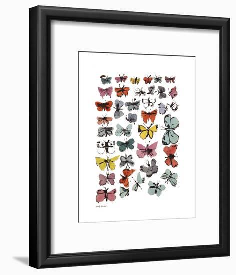 Butterflies, 1955 (Many/Varied Colors)-Andy Warhol-Framed Art Print