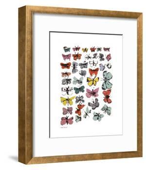 Butterflies, 1955 (Many/Varied Colors)-Andy Warhol-Framed Art Print