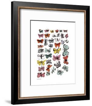 Butterflies, 1955 (Many/Varied Colors)-Andy Warhol-Framed Art Print