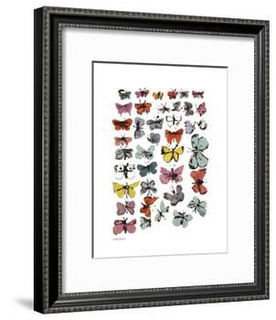 Butterflies, 1955 (Many/Varied Colors)-Andy Warhol-Framed Art Print